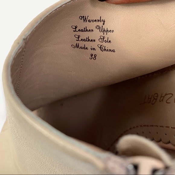 Jean-Michel Cazabat Waverly Leather Peep Toe Wedge - Picture 7 of 8